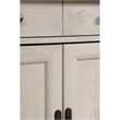Pemberly Row Modern 2-Door Engineered Wood Chest in Chalked Chestnut