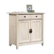 Pemberly Row Modern 2-Door Engineered Wood Chest in Chalked Chestnut