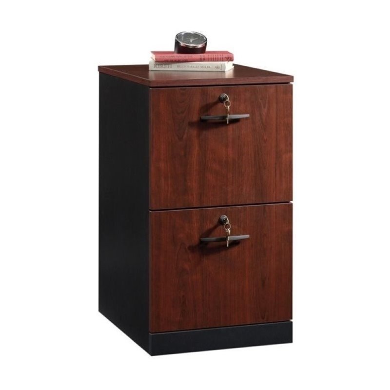 Pemberly Row 2 Drawer File with Storage in Classic Cherry PR