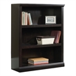 Pemberly Row 3 Shelves Transitional Wood Bookcase in Estate Black