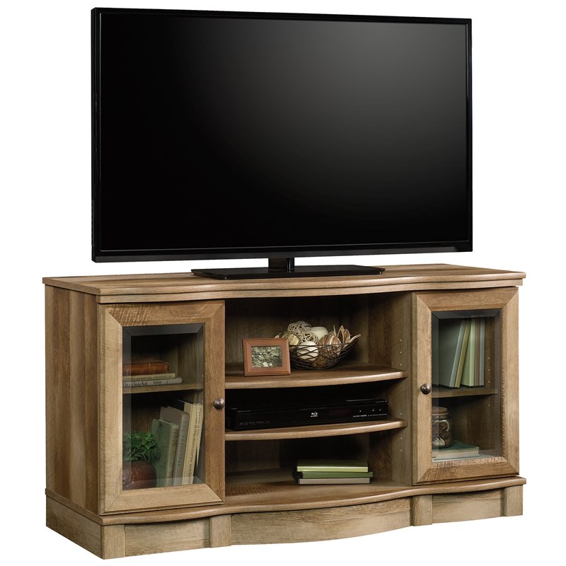 Pemberly Row TV Stand in Craftsman Oak PR1464372