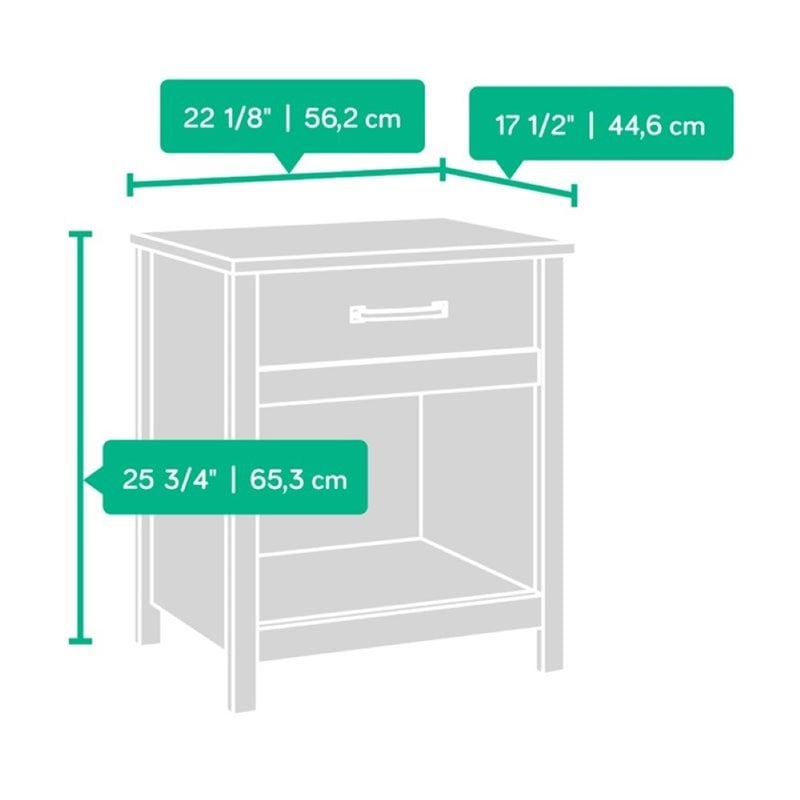 Pemberly Row Nightstand in Lintel Oak