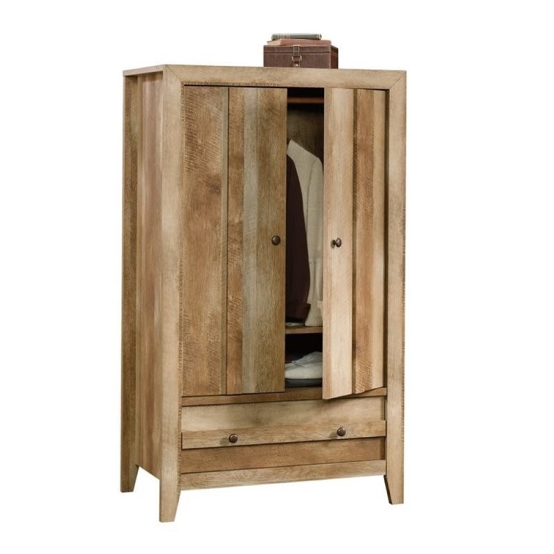 Pemberly Row Armoire in Craftsman Oak Cymax Business