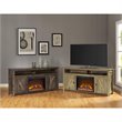 Pemberly Row 60'' Fireplace TV Stand in Light Pine