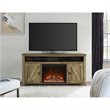 Pemberly Row 60'' Fireplace TV Stand in Light Pine