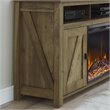 Pemberly Row 60'' Fireplace TV Stand in Light Pine