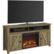 Pemberly Row 60'' Fireplace TV Stand in Light Pine