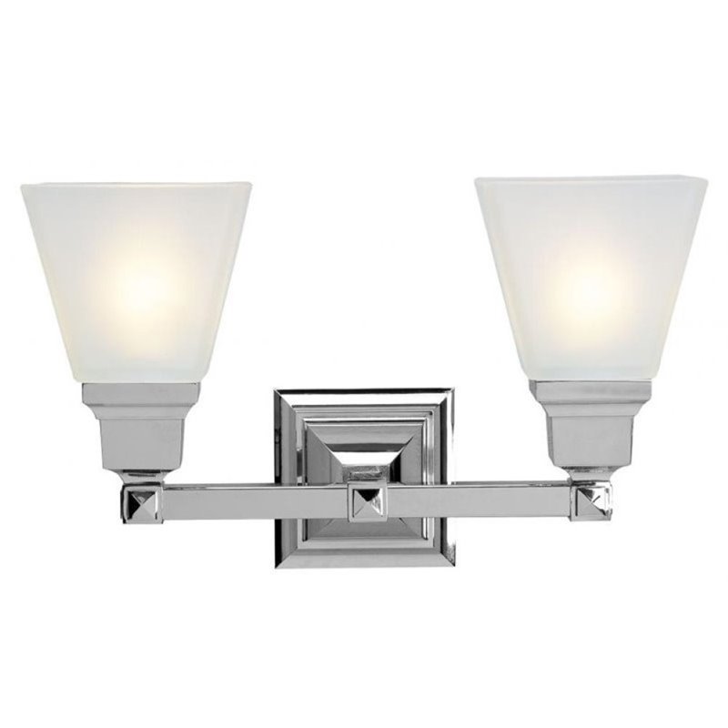Pemberly Row 2 Light Vanity Light in Polished Chrome