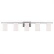 Pemberly Row 5 Light Vanity Light in Brushed Nickel