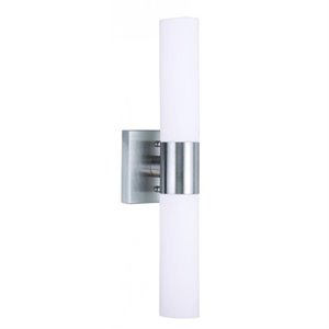 Pemberly Row 2 Light Vanity Light in Brushed Nickel
