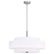 Pemberly Row 5 Light Pendant in Brushed Nickel
