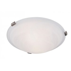 Pemberly Row 3 Light Ceiling Mount in Brushed Nickel