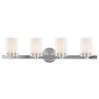 Pemberly Row 4 Light Vanity Light in Brushed Nickel
