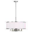 Pemberly Row 6 Light Chandelier in Brushed Nickel