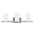 Pemberly Row 3 Light Vanity Light in Brushed Nickel