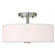 Pemberly Row 2 Light Ceiling Mount in Brushed Nickel