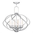 Pemberly Row 5 Light Chandelier in Brushed Nickel