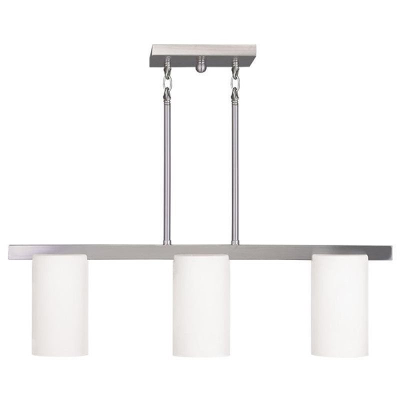 Pemberly Row 3 Light Chandelier in Brushed Nickel