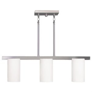 Pemberly Row 3 Light Chandelier in Brushed Nickel