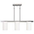 Pemberly Row 3 Light Chandelier in Brushed Nickel