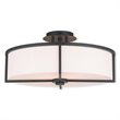 Pemberly Row 4 Light Ceiling Mount in Bronze