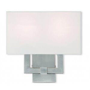 Pemberly Row 2 Light Wall Sconce in Brushed Nickel