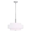 Pemberly Row 4 Light Pendant in Brushed Nickel