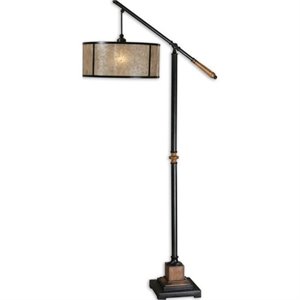 pemberly row floor lamp in aged black