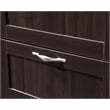 Pemberly Row Engineered Wood 2-Drawers Wardrobe Armoire in Cinnamon Cherry