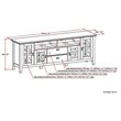 Pemberly Row Modern Wood TV Stand for TVs up to 72