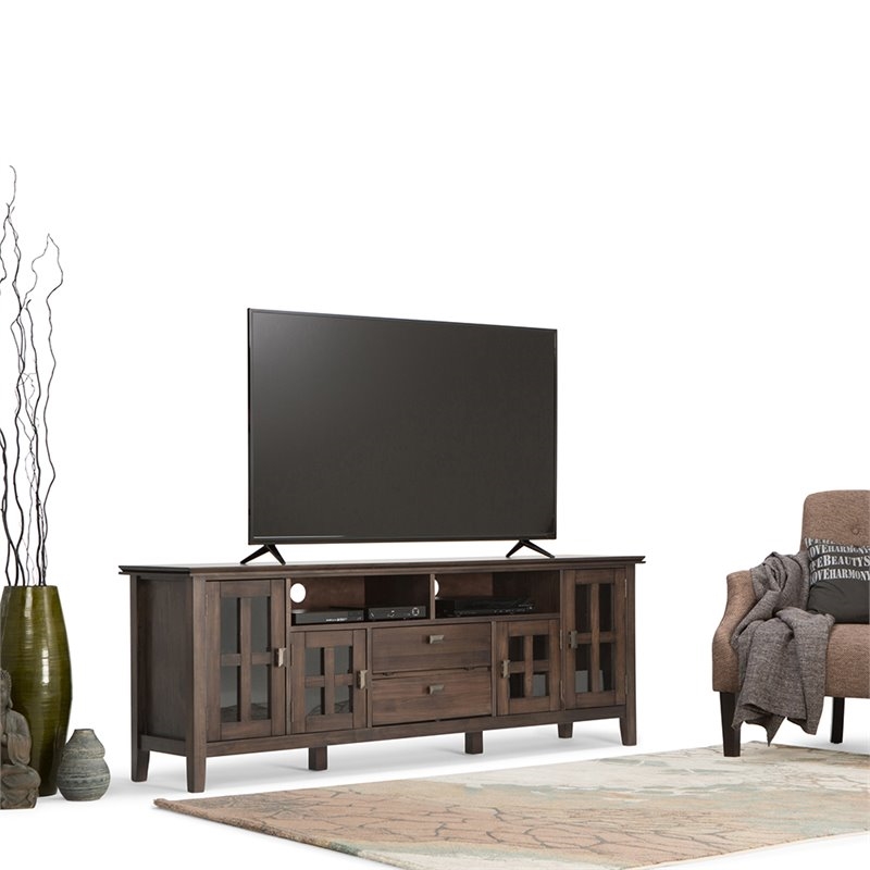 Pemberly Row Modern Wood TV Stand for TVs up to 72