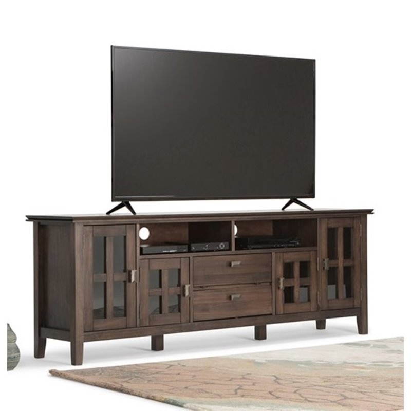 Pemberly Row Modern Wood TV Stand for TVs up to 72