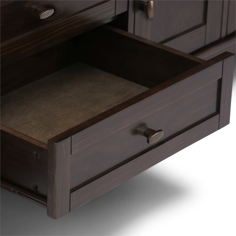 Pemberly Row Transitional Wood TV Stand for TVs up to 72