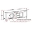 Pemberly Row Transitional Wood TV Stand for TVs up to 72