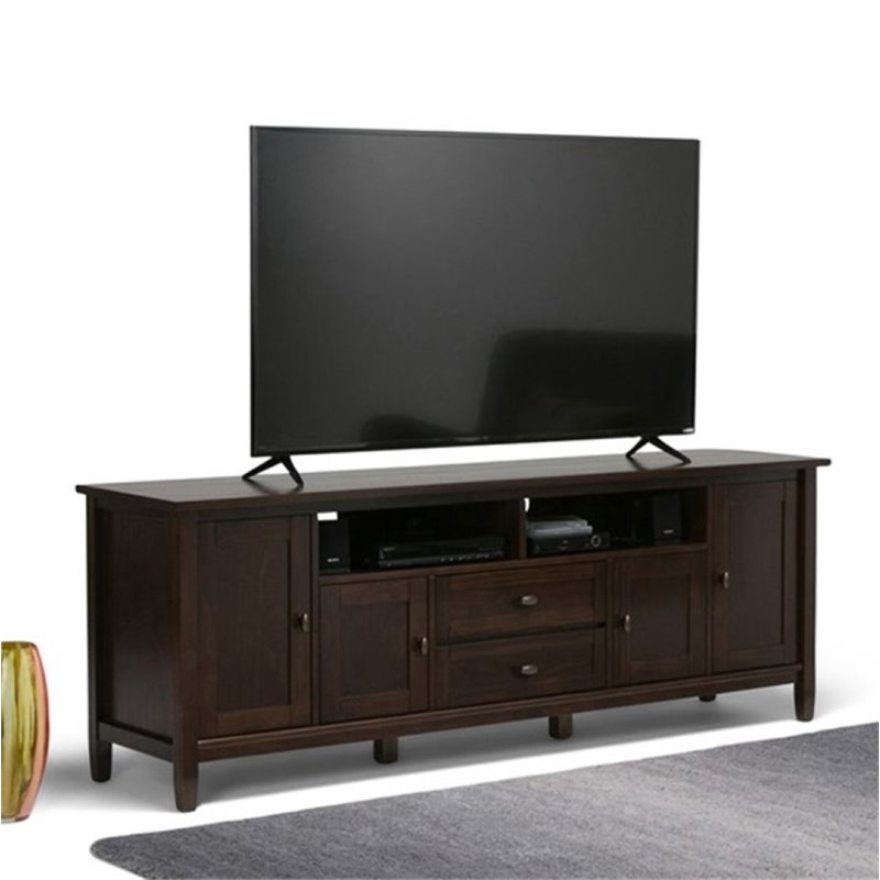 Pemberly Row Transitional Wood TV Stand for TVs up to 72