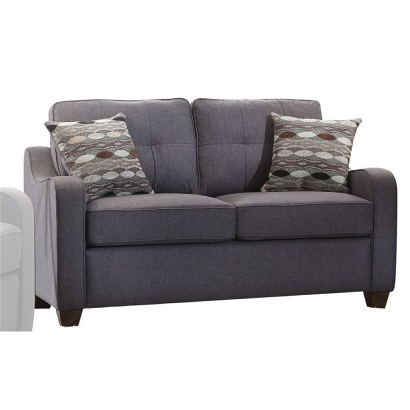 Pemberly Row Loveseat in Gray