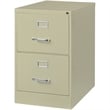 Pemberly Row Modern 2-Drawers Vertical Beige Metal Filing Cabinet Pre-assembled