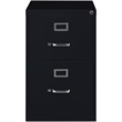 Pemberley Row Metal Black Filing Cabinet Vertical 2-Drawer 28.38