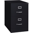 Pemberley Row Metal Black Filing Cabinet Vertical 2-Drawer 28.38