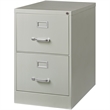 Pemberly Row 2 Drawers Vertical Light Gray Metal Filing Cabinet Pre-assembled