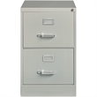 Pemberly Row 2 Drawers Vertical Light Gray Metal Filing Cabinet Pre-assembled