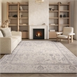 Pemberly Row 8' X 10' Rug in Ivory and Silver