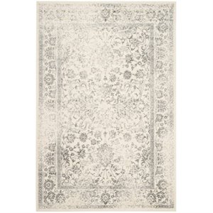 pemberly row 8' x 10' rug in ivory and silver