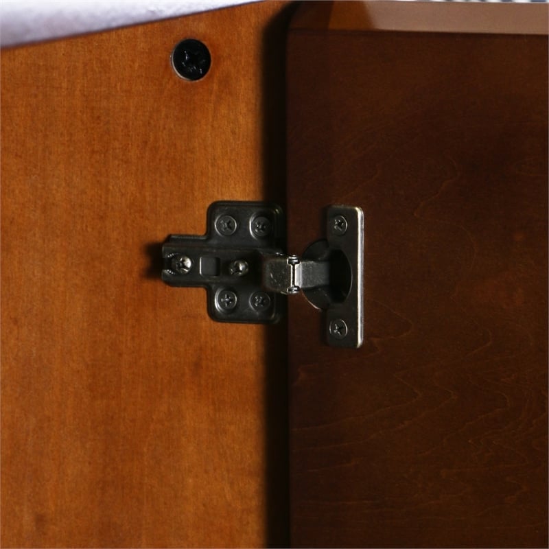 Pemberly Row Mid-Century Wood TV Stand for TVs up to 52