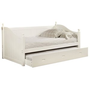 pemberly row twin panel daybed with trundle in white