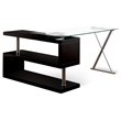 Pemberly Row Adjustable Writing Desk in Black