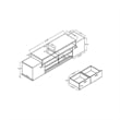 Pemberly Row Contemporary Wood TV Stand for TVs up to 72