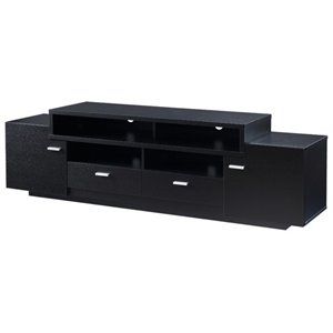 Pemberly Row 72&quot TV Stand in Black