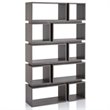 Pemberley Row Solid Wood Distressed Gray Bookcase Rectangular 65.25