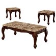 Pemberly Row 3 Piece Coffee Table Set in Dark Oak